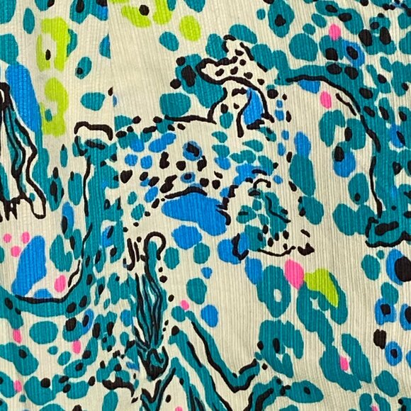 Lilly Pulitzer Dress Ember Shift Sea Oat Escapades In The Everglad Women Sz 8 - Picture 11 of 14